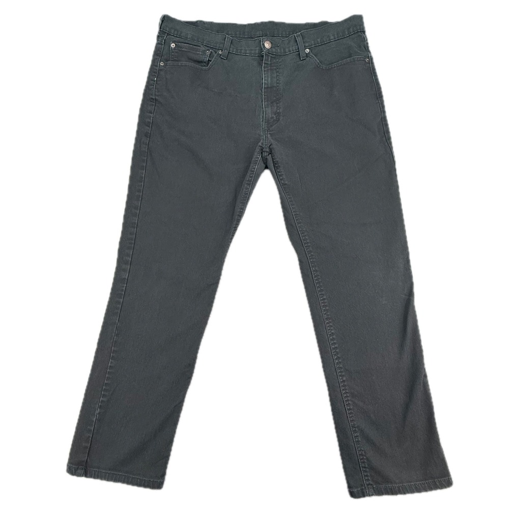 Levi's 541 Athletic Taper Jeans Mens 38x32 Gray Charcoal Denim Pants 18181-0019